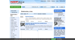 Desktop Screenshot of elektronika-foto.inzertplus.cz