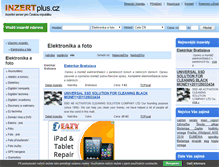 Tablet Screenshot of elektronika-foto.inzertplus.cz