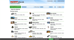 Desktop Screenshot of detsky-bazar.inzertplus.sk