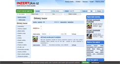 Desktop Screenshot of detsky-bazar.inzertplus.cz